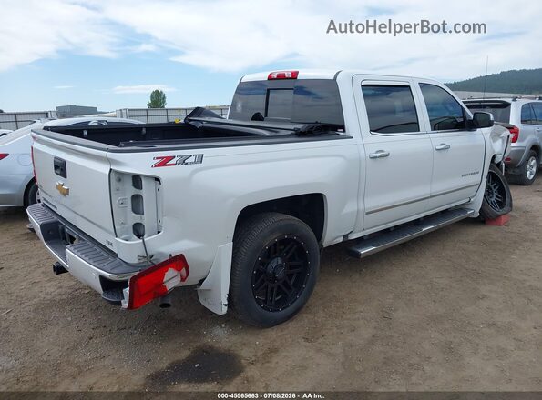 3GCUKSEC7JG628998 2018 CHEVROLET SILVERADO Белый Задняя правая четверть