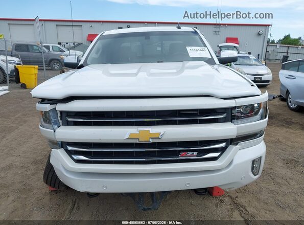 3GCUKSEC7JG628998 2018 CHEVROLET SILVERADO Белый Вид задней части салона