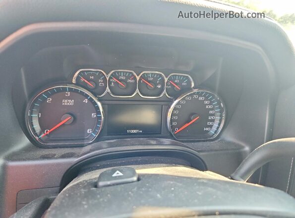 3GCUKSEC8GG156674 2016 CHEVROLET SILVERADO White Widok zestawu wskaźników