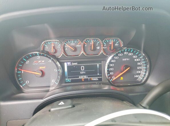 3GCUKSEC9JG616562 2018 CHEVROLET SILVERADO Black Սարքավորումների վահանակի տեսք
