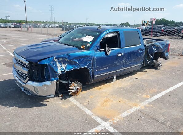 3GCUKSECXHG116419 2017 CHEVROLET SILVERADO Blue Przód lewy