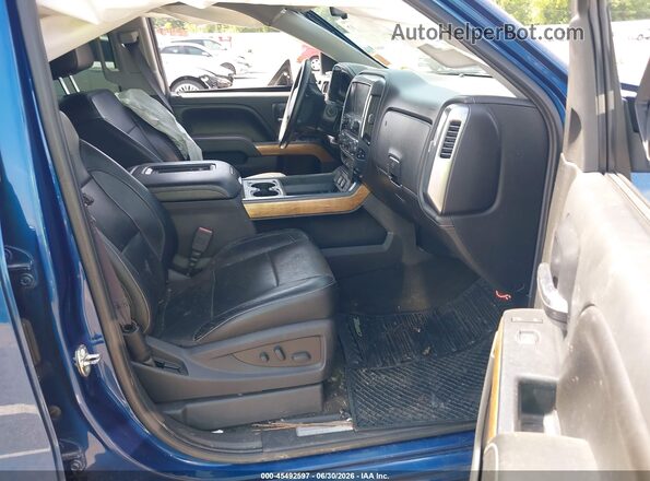 3GCUKSECXHG116419 2017 CHEVROLET SILVERADO Blue Widok wnętrza z przodu