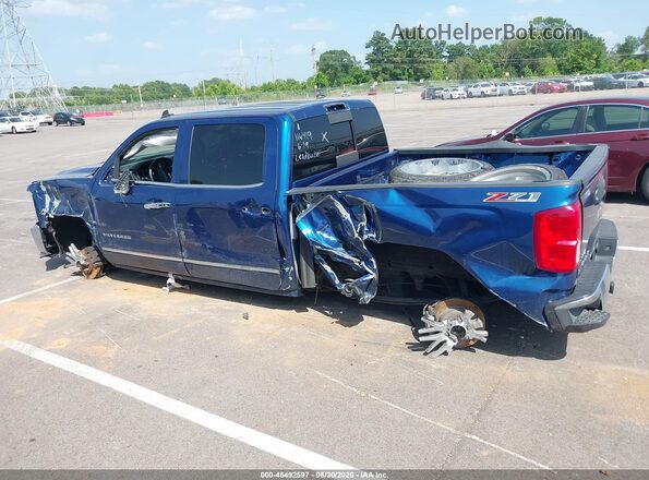 3GCUKSECXHG116419 2017 CHEVROLET SILVERADO Blue Widok wnętrza z tyłu