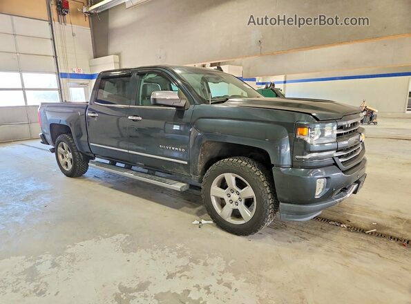3GCUKSECXHG178354 2017 CHEVROLET SILVERADO Серый Передняя правая четверть