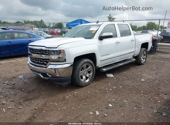 3GCUKSECXHG362113 2017 CHEVROLET SILVERADO Белый Передняя левая четверть
