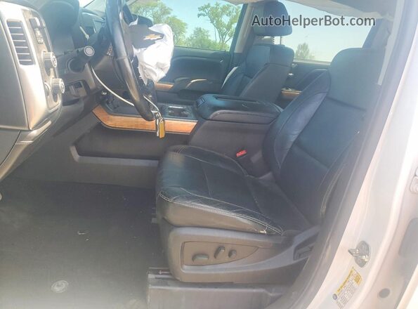 3GCUKSEJ9HG334527 2017 CHEVROLET SILVERADO White Widok wnętrza z przodu