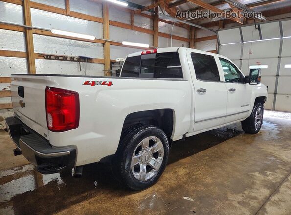 3GCUKSEJXJG169075 2018 CHEVROLET SILVERADO Белый Задняя правая четверть