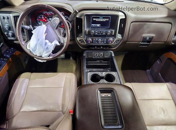 3GCUKSEJXJG169075 2018 CHEVROLET SILVERADO Белый Вид панели приборов