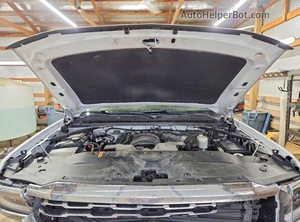 3GCUKSEJXJG169075 2018 CHEVROLET SILVERADO Белый Вид задней части салона