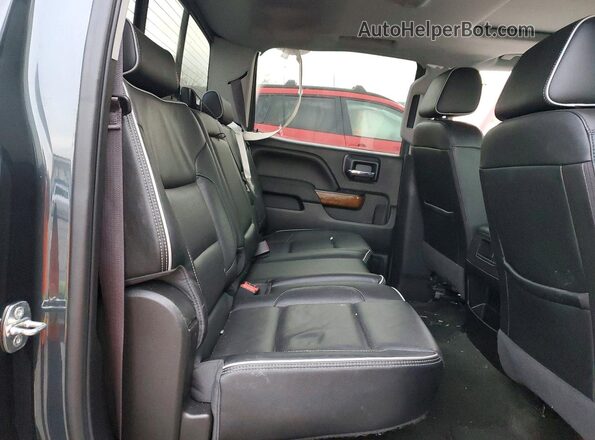 3GCUKTEC2HG192593 2017 CHEVROLET SILVERADO Black Rear seats view