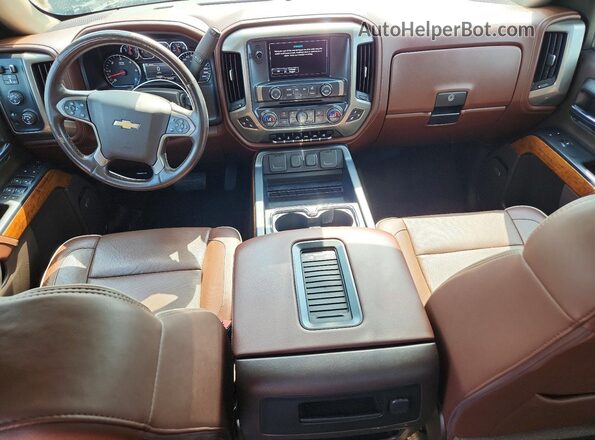 3GCUKTEC4GG236382 2016 CHEVROLET SILVERADO Black Вид панелі приладів