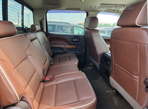 3GCUKTEC4GG236382 2016 CHEVROLET SILVERADO Black Вид задніх сидінь