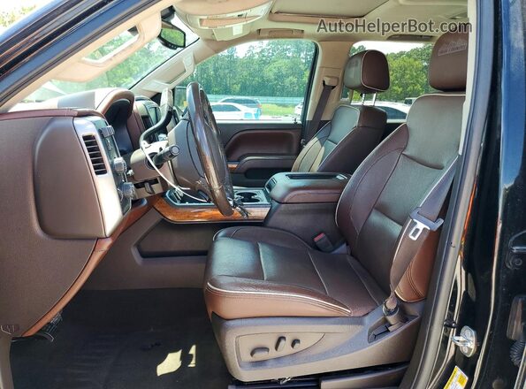3GCUKTEC5GG219090 2016 CHEVROLET SILVERADO Black Front interior view