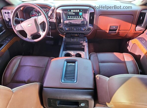 3GCUKTEC5GG281069 2016 CHEVROLET SILVERADO White Առջևի վահանակի տեսք