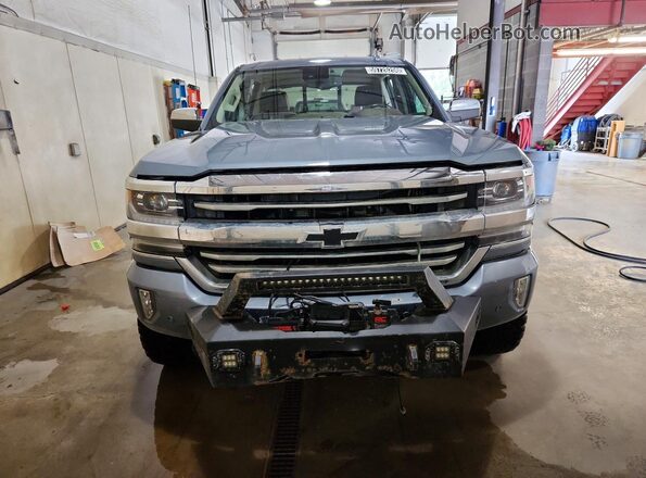 3GCUKTEJ1GG193473 2016 CHEVROLET SILVERADO Gray Front view