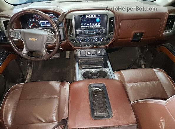 3GCUKTEJ1GG193473 2016 CHEVROLET SILVERADO Gray Dashboard view