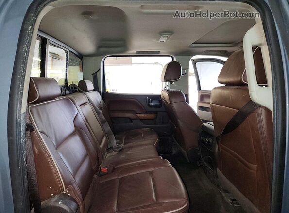 3GCUKTEJ1GG193473 2016 CHEVROLET SILVERADO Gray Rear seats view