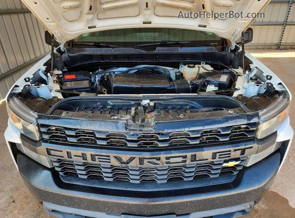 3GCUYAEF3LG233917 2020 CHEVROLET SILVERADO White უკანა სალონის ხედი