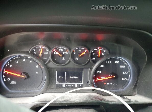 3GCUYAEF3MG240920 2021 CHEVROLET SILVERADO White Widok zestawu wskaźników