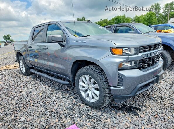 3GCUYBEF1MG140885 2021 CHEVROLET SILVERADO Серый Передняя правая четверть