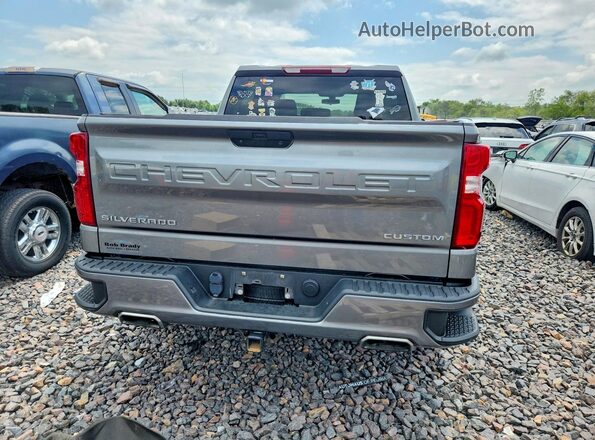 3GCUYBEF1MG140885 2021 CHEVROLET SILVERADO Серый Вид сзади