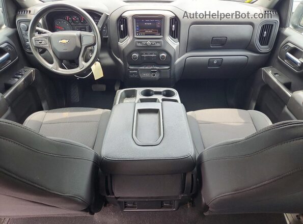 3GCUYBEF1MG140885 2021 CHEVROLET SILVERADO Серый Вид панели приборов