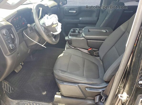 3GCUYBEF2MG147151 2021 CHEVROLET SILVERADO Black Front interior view
