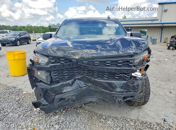 3GCUYBEF2MG147151 2021 CHEVROLET SILVERADO Black Front view