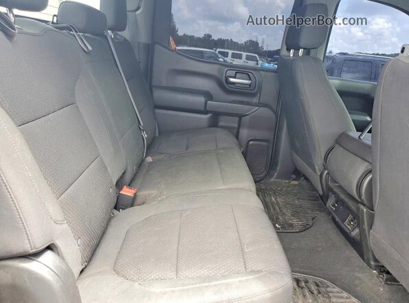 3GCUYBEF2MG147151 2021 CHEVROLET SILVERADO Black Rear seats view