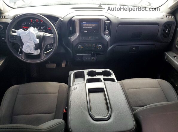 3GCUYBEF2MG147151 2021 CHEVROLET SILVERADO Black Dashboard view