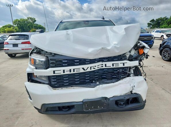 3GCUYBEF5MG323240 2021 CHEVROLET SILVERADO White Դիմացի տեսք