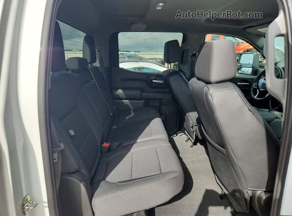 3GCUYBEF5MG323240 2021 CHEVROLET SILVERADO White Հետևի նստատեղերի տեսք