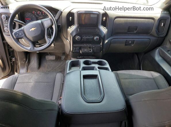 3GCUYBEF6KG700459 2019 CHEVROLET SILVERADO Black Вид панелі приладів