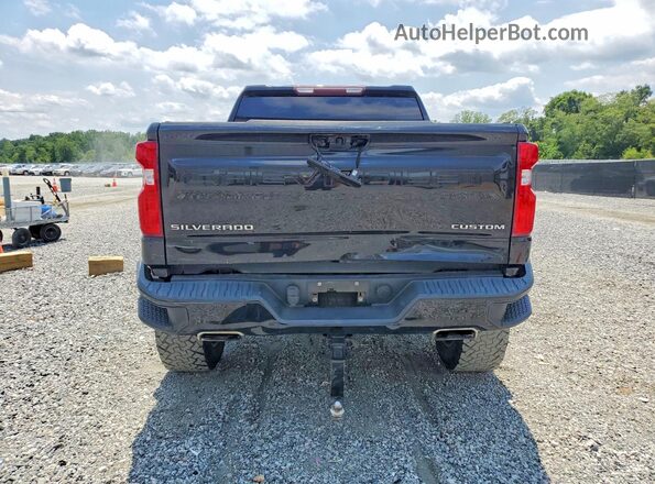 3GCUYBEF6KG700459 2019 CHEVROLET SILVERADO Black Вид ззаду