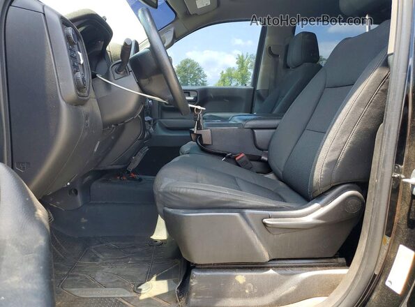 3GCUYBEF6KG700459 2019 CHEVROLET SILVERADO Black Вид салону спереду