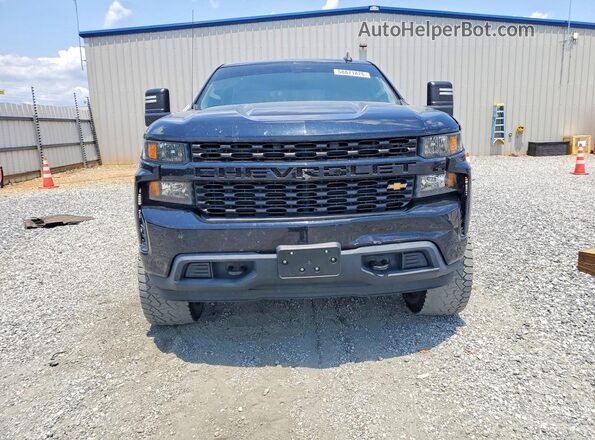 3GCUYBEF6KG700459 2019 CHEVROLET SILVERADO Black Вид спереду