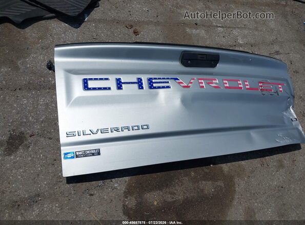 3GCUYDED0LG411198 2020 CHEVROLET SILVERADO Silver Instrument cluster view