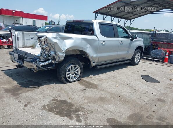3GCUYDED0LG411198 2020 CHEVROLET SILVERADO Silver Rear right