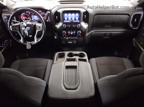 3GCUYDED0LG427112 2020 CHEVROLET SILVERADO Белый Вид панели приборов