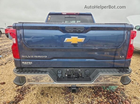 3GCUYDED1MG293261 2021 CHEVROLET SILVERADO Blue Հետևի տեսք