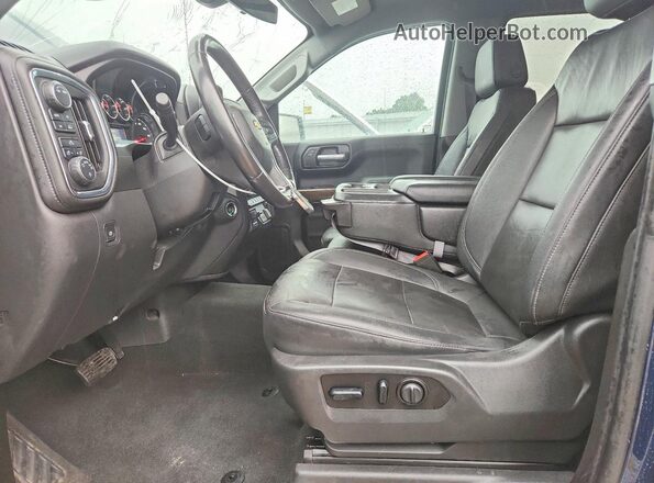 3GCUYDED1MG293261 2021 CHEVROLET SILVERADO Blue Սալոնի դիմացի տեսք