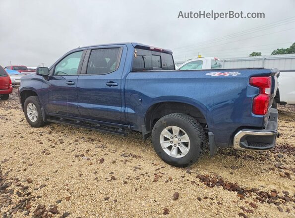 3GCUYDED1MG293261 2021 CHEVROLET SILVERADO Blue Հետևի ձախ