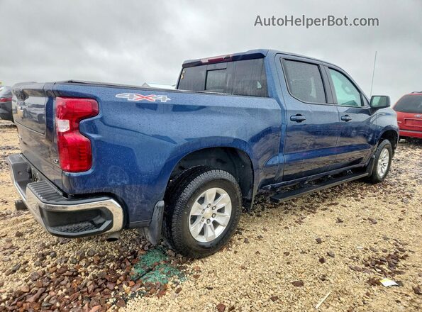 3GCUYDED1MG293261 2021 CHEVROLET SILVERADO Blue Հետևի աջ