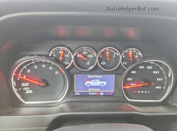 3GCUYDED1MG293261 2021 CHEVROLET SILVERADO Blue Սարքավորումների վահանակի տեսք