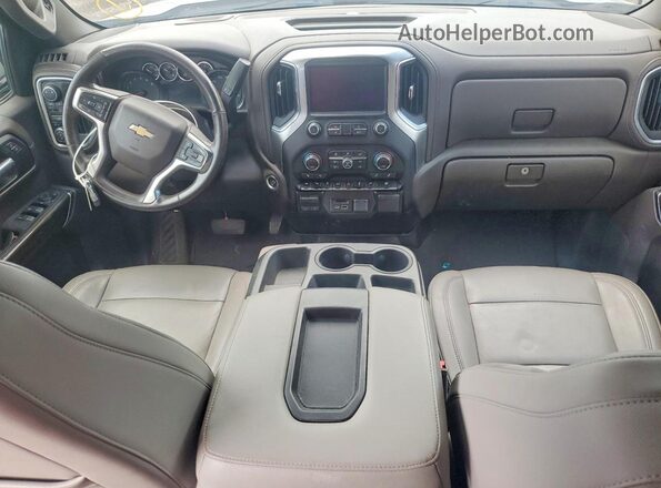 3GCUYDED2KG115873 2019 CHEVROLET SILVERADO Silver Vista del salpicadero
