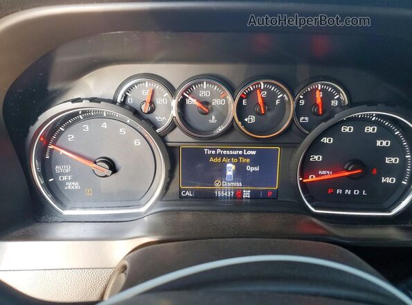 3GCUYDED2KG115873 2019 CHEVROLET SILVERADO Silver Vista del cuadro de instrumentos