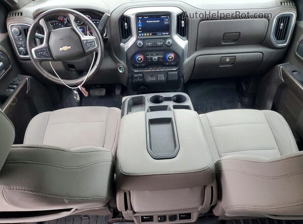 3GCUYDED2LG109279 2020 CHEVROLET SILVERADO Серый Вид панели приборов