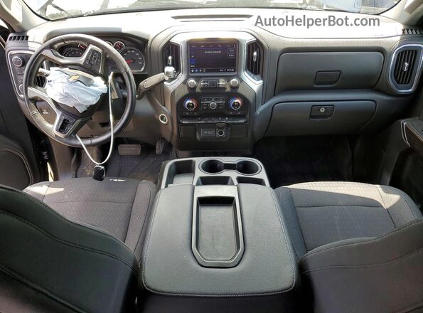 3GCUYDED3LG368914 2020 CHEVROLET SILVERADO Blue წინა პანელის ხედი