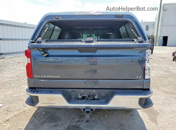3GCUYDED3LG368914 2020 CHEVROLET SILVERADO Blue უკანა ხედი