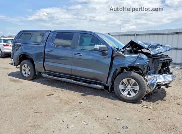 3GCUYDED3LG368914 2020 CHEVROLET SILVERADO Blue წინა მარჯვენა